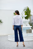 Diamonds & Pearls Bamboo Denim Pants (Dark Wash)