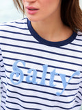 "Salty"  Sweatshirt - Navy