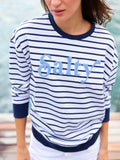 "Salty"  Sweatshirt - Navy