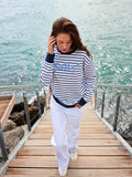 "Salty"  Sweatshirt - Navy