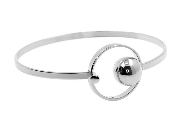 Bangle Front Opening with Ball and Circle