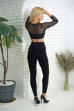 Bamboo High Band Legging - Tummy Tucker (Black)