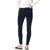 Hue Solid Reversible Denim Legging (Deep Blue/Black Wash)