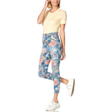 Hue Roses Denim Hi-Rise Skimmer