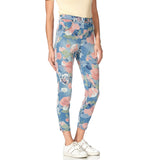 Hue Roses Denim Hi-Rise Skimmer