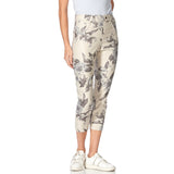 Hue Denim Hi-Rise Capri (Blue Lily)