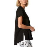 Hue Perfect Vintage Wash Tee (Black)