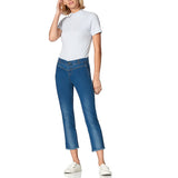 Hue Denim Cropped Straight Leg Legging