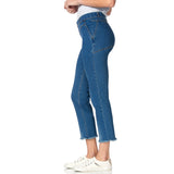 Hue Denim Cropped Straight Leg Legging