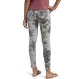 HUE Faded Floral Ultra Soft Denim High Waist 7/8 Legging