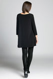 High-Low Tunic in Black
