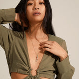 Pilgrim Alberte Teardrop Necklace