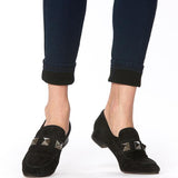 HUE Ultra Soft Fleece Lined Denim (Black)
