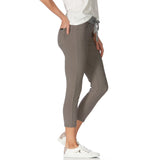 Hue Feel Good Sweatshirt Top Denim Capri (Pewter)