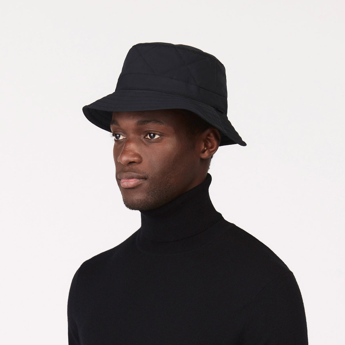 Tilley Hat - Quilted Bucket Hat (Black) – Carrington & Co.