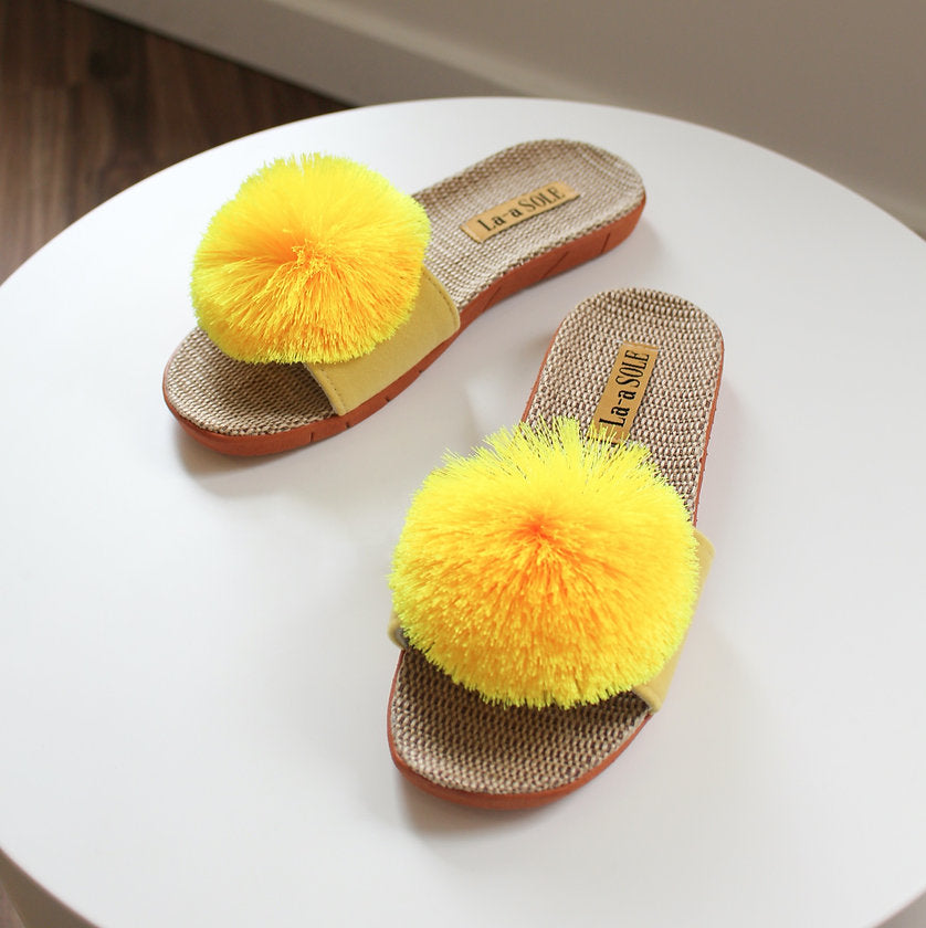 Yellow deals fluffy slides