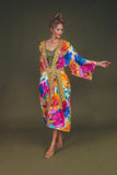 Floral Frenzy Kimono Gown