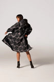 RainKiss Rain Poncho - Black Polka