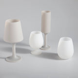 Blanc + dove | swepp | silicone unbreakable wine glasses