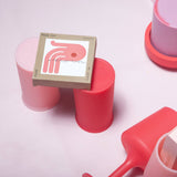 Cherry + blush | stegg | silicone unbreakable highball glasses