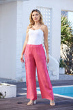 Lila's Bloom Stitch Pants (Raspberry)