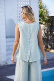 Maeve's Elastic Tank (Mint)