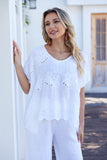 Lula's Eyelet Blouse (White)