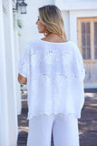 Lula's Eyelet Blouse (White)