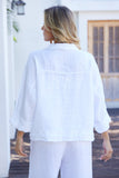Lula's Eyelet Detail Jacket (White)