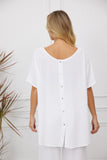 Hazel's Breezy Blend Top (White)