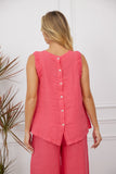 Maeve's Elastic Tank (Raspberry)