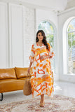 Canvas Dreams Dress (Orange)