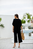 Gaucho Bamboo Pants (Black)