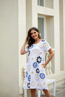 Daisy Breeze Linen Dress