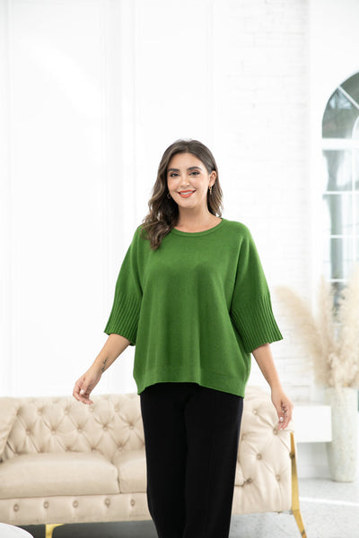 Cozy Sweater Top (Forest)