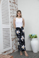 Graphic Printed Pants (Yellow Flower)