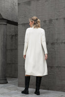 Cozy Chic Maxi Sweater Dress (Beige)