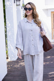 Ring Detail Top (Beige)