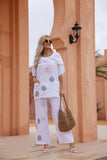 Ella's Polka Dot Pant (White)