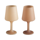 Wheat + oat | swepp | silicone unbreakable wine glasses