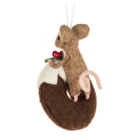 Mouse on Donut Ornament