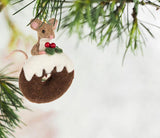 Mouse on Donut Ornament