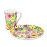 Bright Floral Small Plate