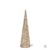 Medium Ribbon Cone Tree with 30 LED Lights