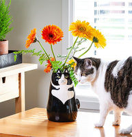 Medium Sitting Cat Vase