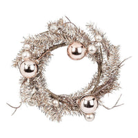 Vintage Tinsel Wreath - Small