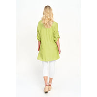 Linen-Like Tunic in Lime