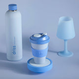 Sky + kingfisher | swepp | silicone unbreakable wine glasses