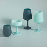 Mist + ink | mecc | silicone unbreakable cocktail glasses