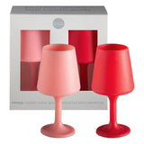 Cherry + blush | swepp | silicone unbreakable wine glasses